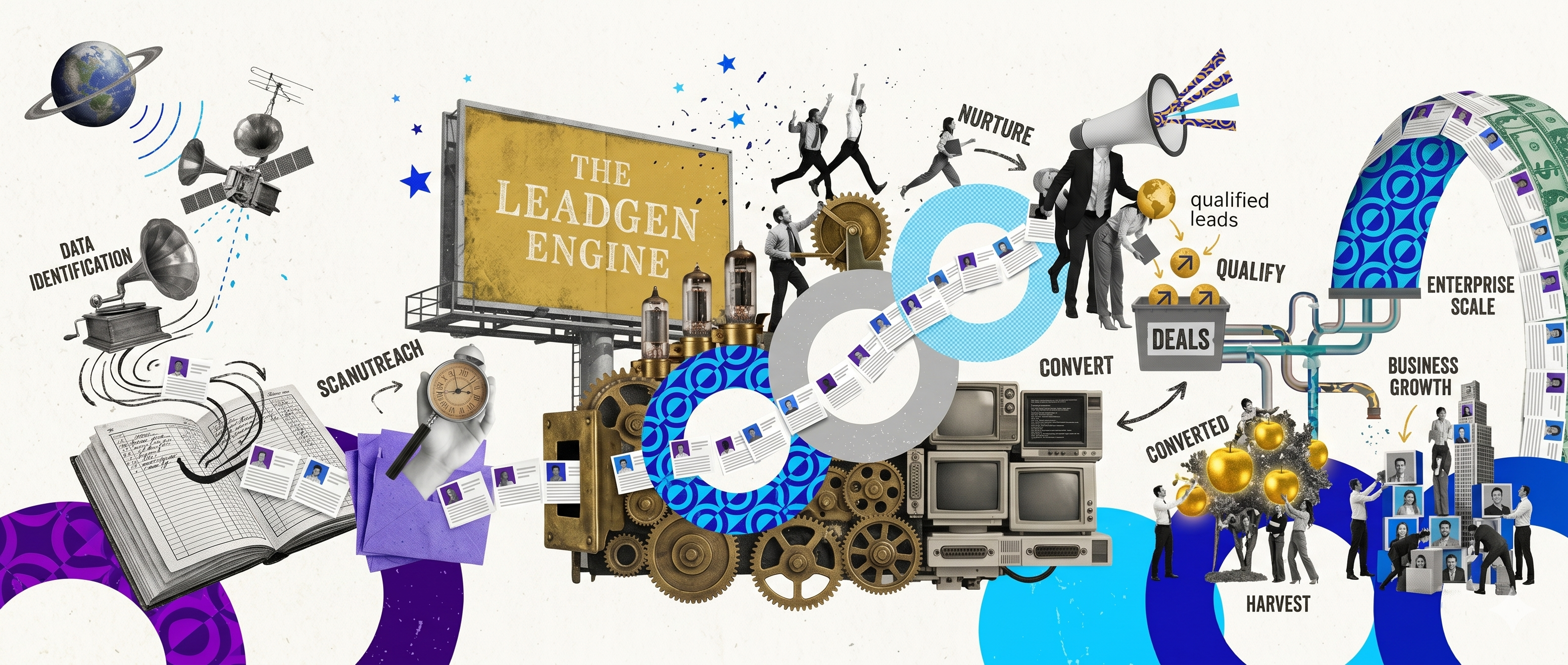 Lead generation engine illustration